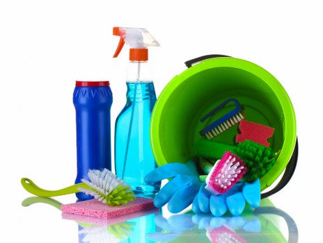 Professional carpet cleaning in a home living room