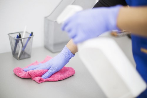 Stain removal products and cloths ready for household cleaning