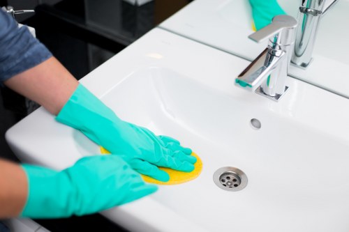 Treating a clothing stain with careful stain removal methods