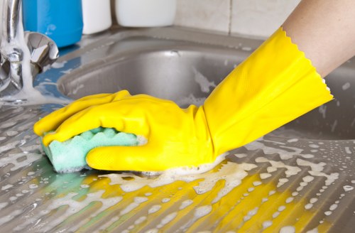 Vacuuming a mattress to remove dust and allergens