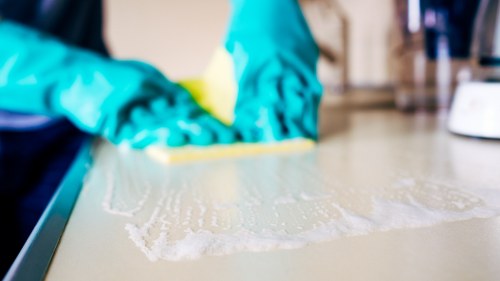 Fresh and clean mattress in a bright bedroom